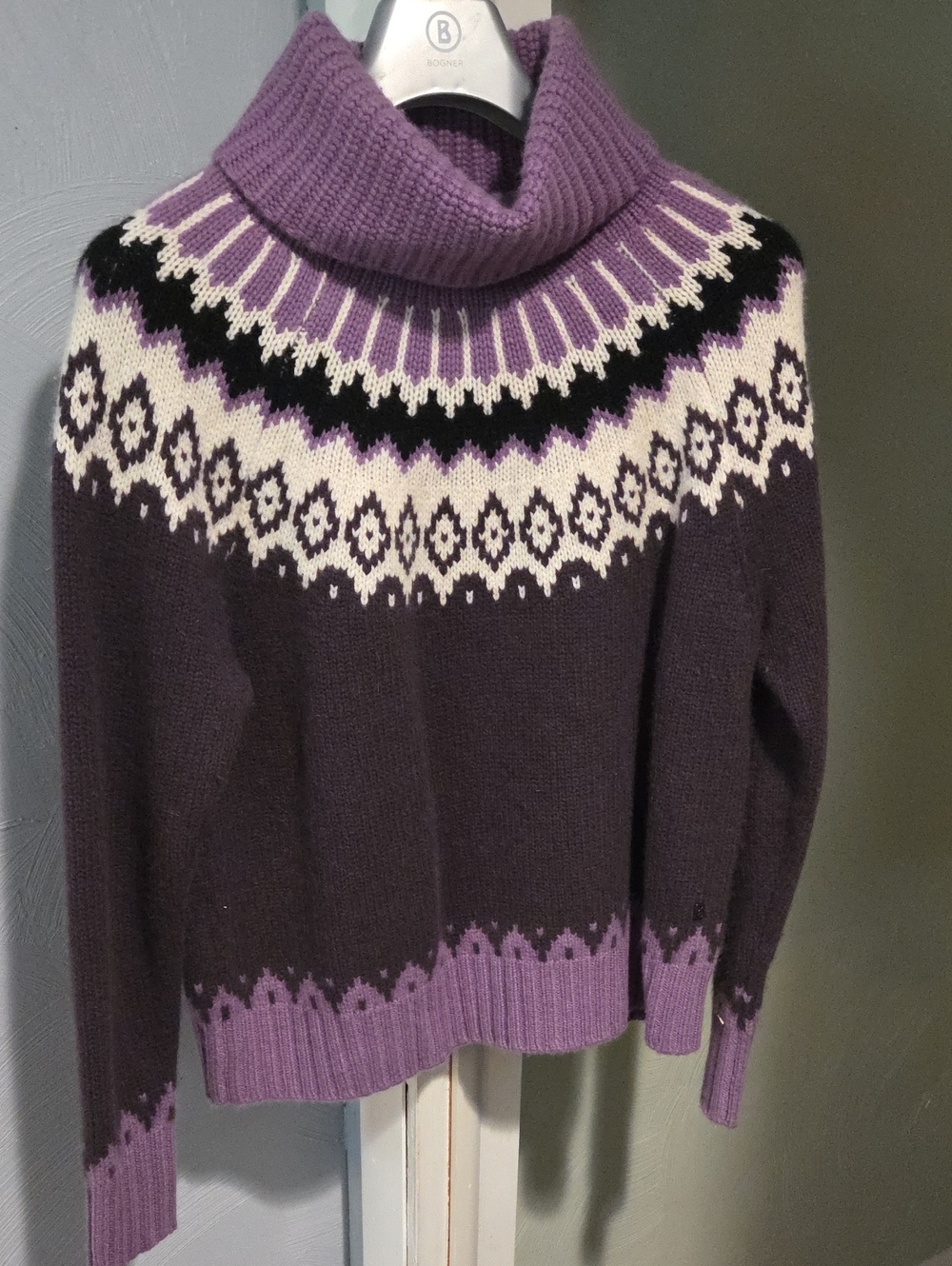 Bogner Cashmere Fair Isle Sweater